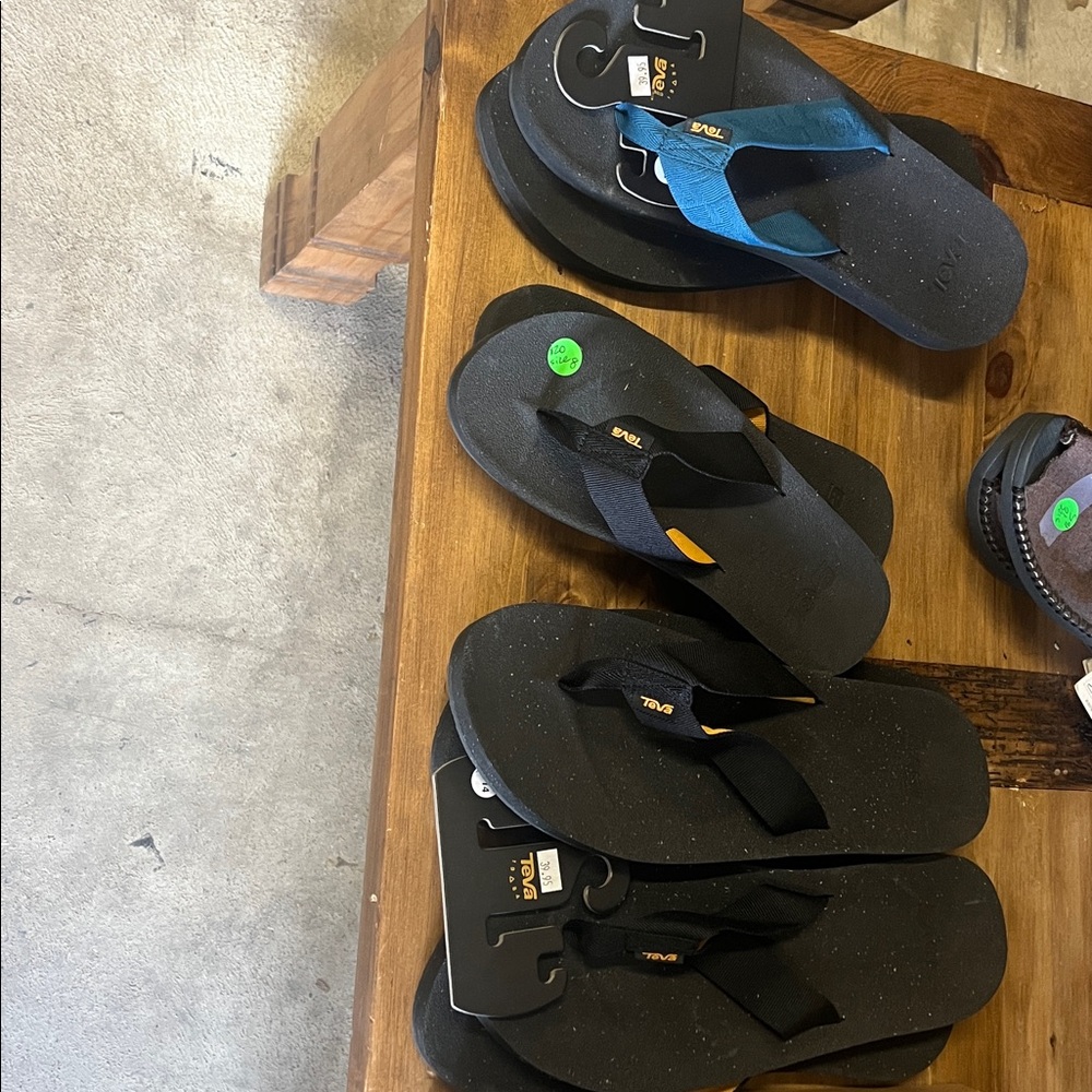 Teva Black and Blue Sandals